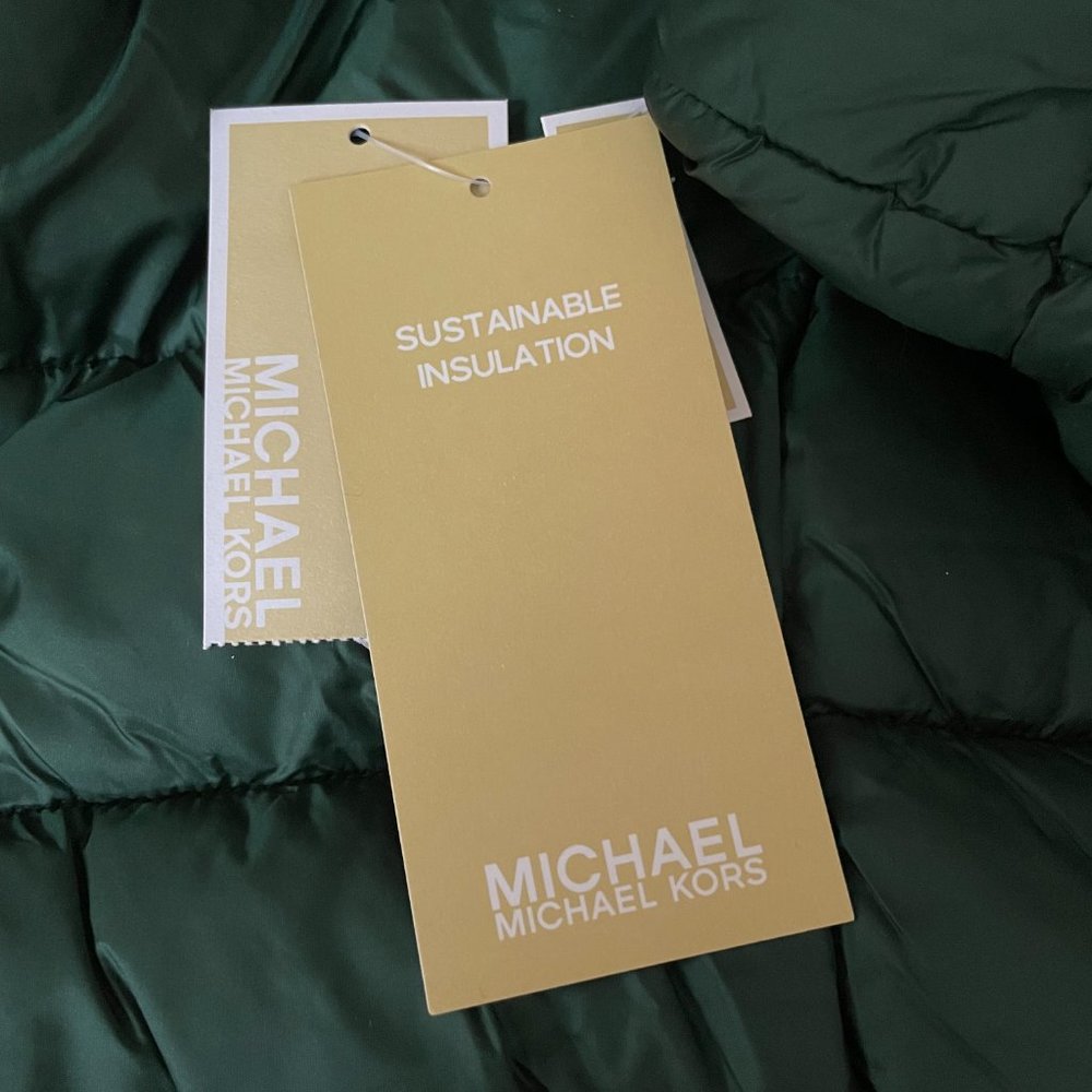 Faux Fur Longline Puffer Jacket  MICHAEL Michael Kors - Picture 6 of 8